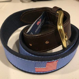 Men's Vineyard Vines Size 36 Am. Flag Belt